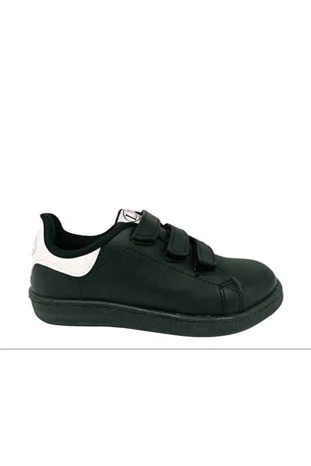 Детские кеды для девочек с коротким каблуком Le Petite, Black