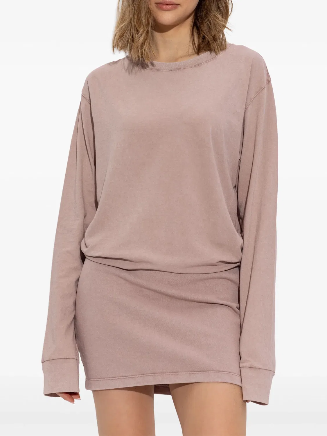 Платье из джерси с длинным рукавом DSQUARED2, розовый — фото 3