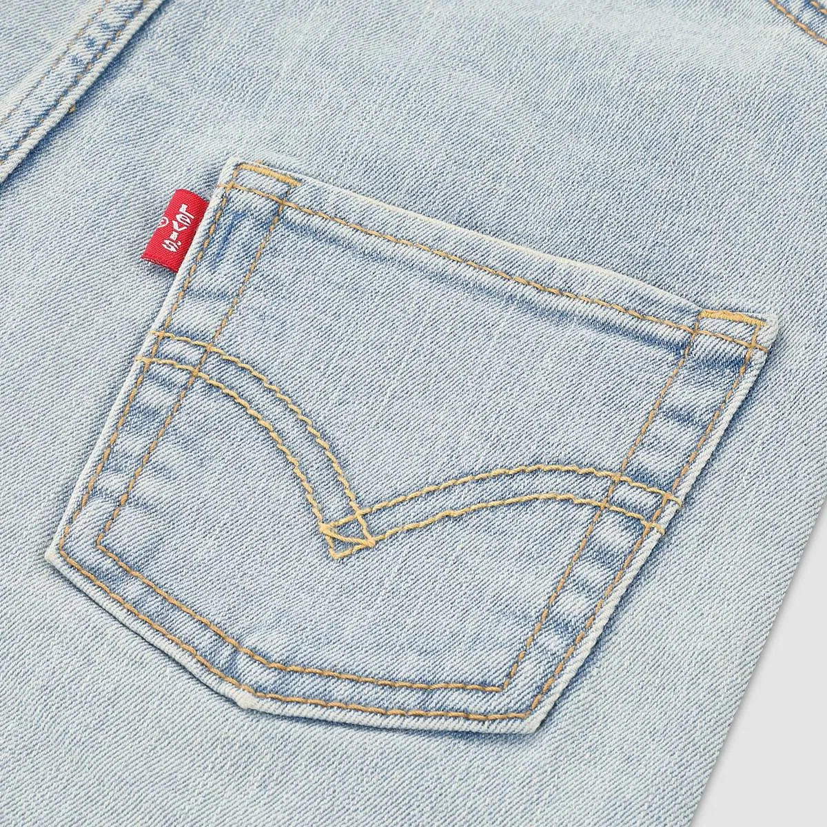 Свободный комбинезончик для мальчиков 2-4 лет Levi's, Luxor Last - Light Wash — фото 4