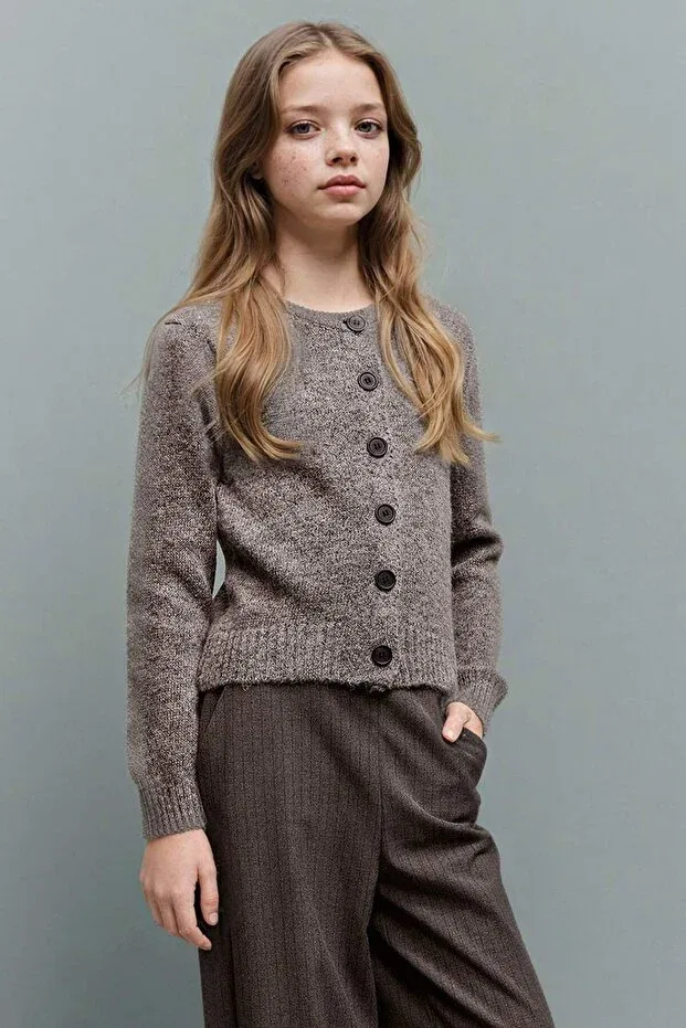 Детский кардиган с длинным рукавом Defacto, Gray-Gr2