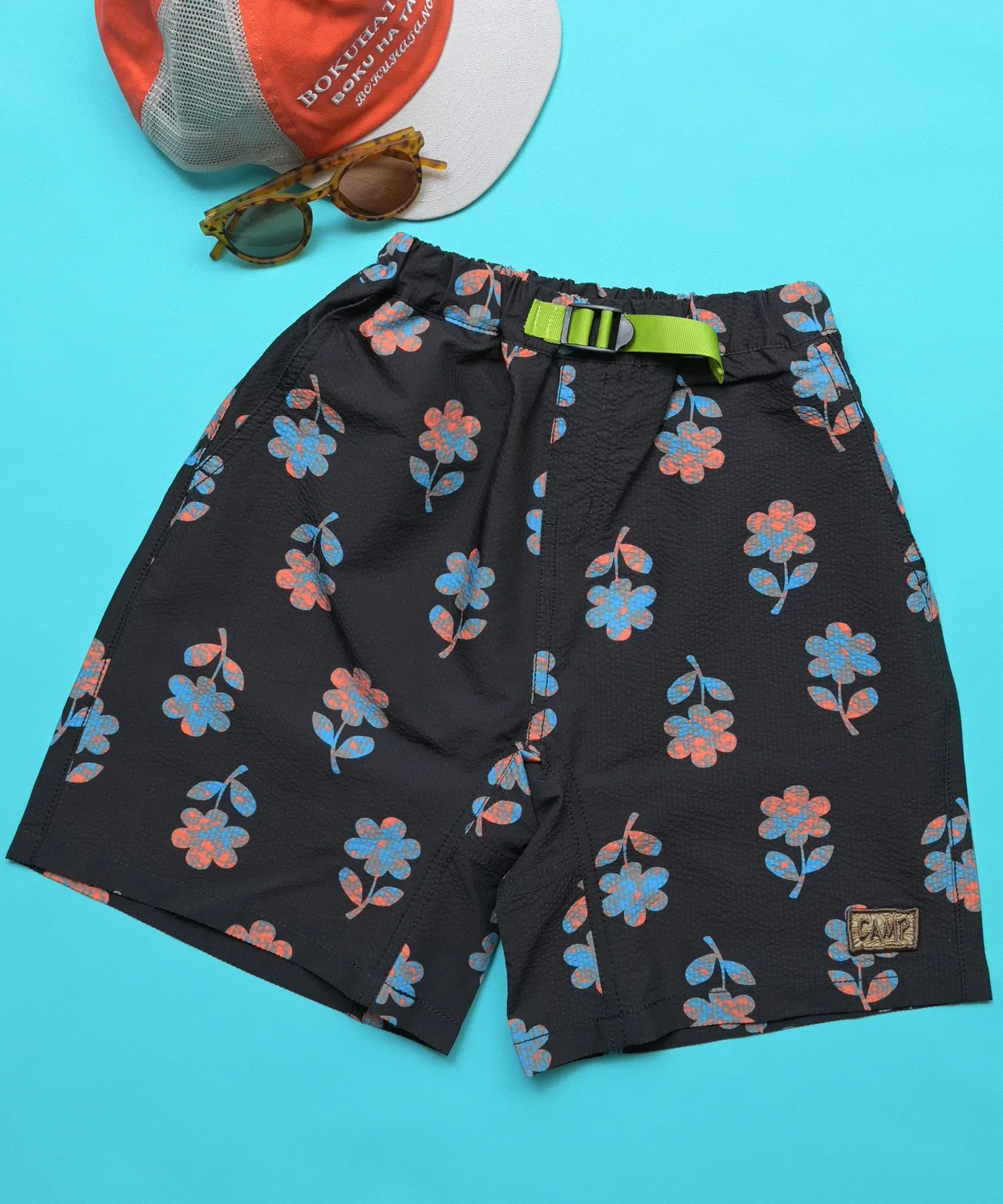 Детские шорты с принтом Camp Shorts MARKEY'S, Black
