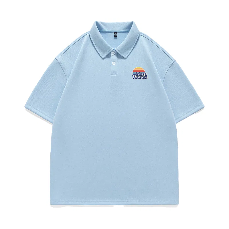 Детское поло с коротким рукавом MostwantedLab, Light Blue
