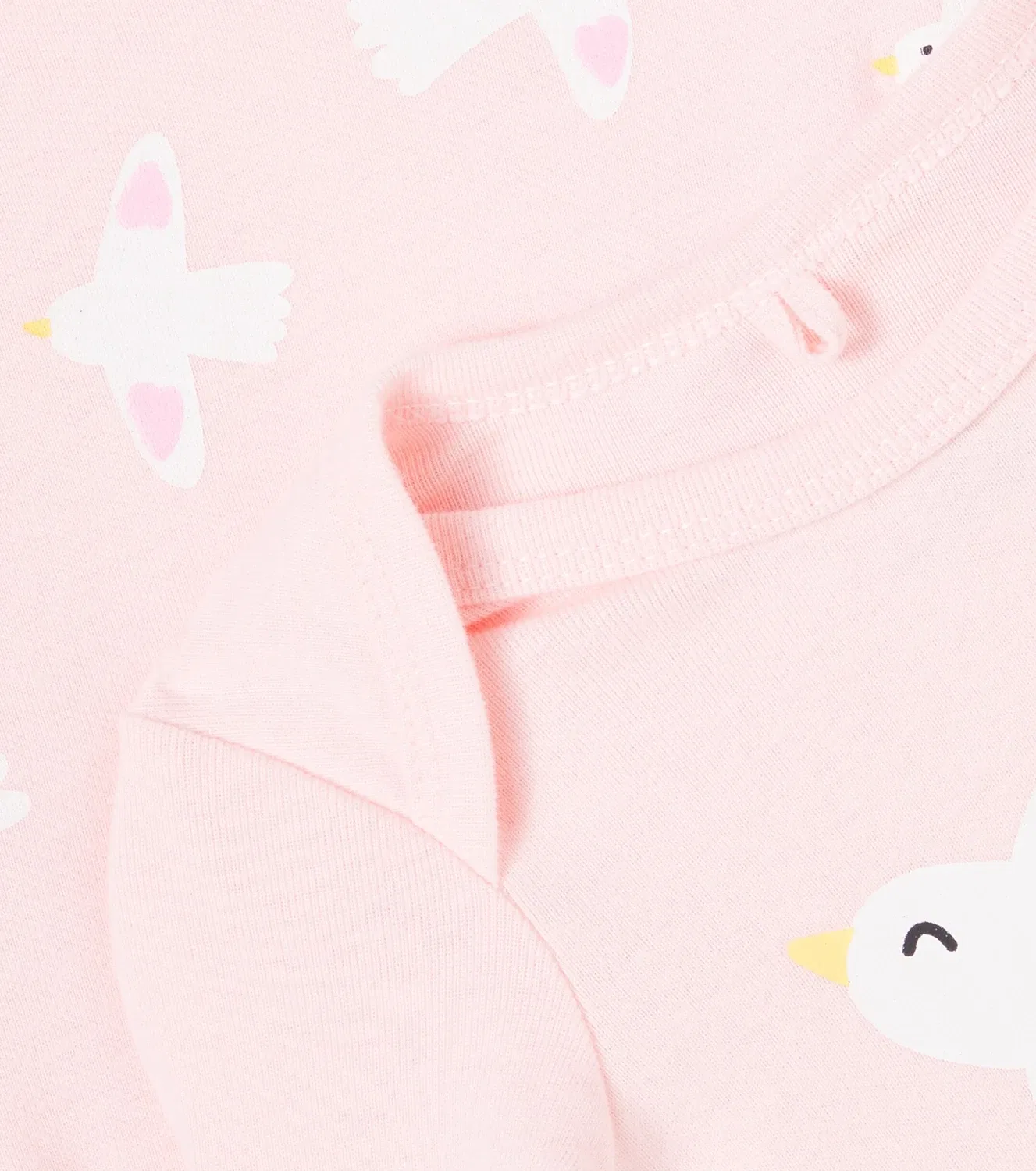 Комплект детских комбинезонов и боди хлопковый с принтом Stella Mccartney Kids, розовый — фото 3