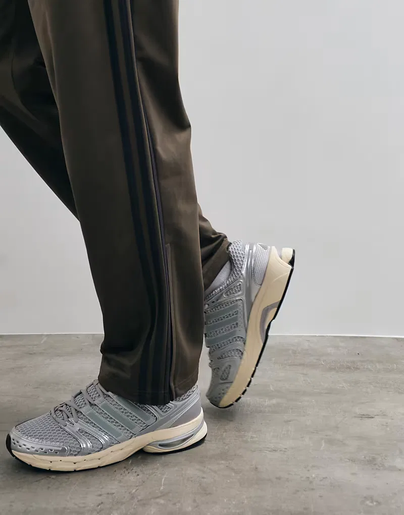 Спортивные брюки Adidas Originals Firebird темно-хаки — фото 4