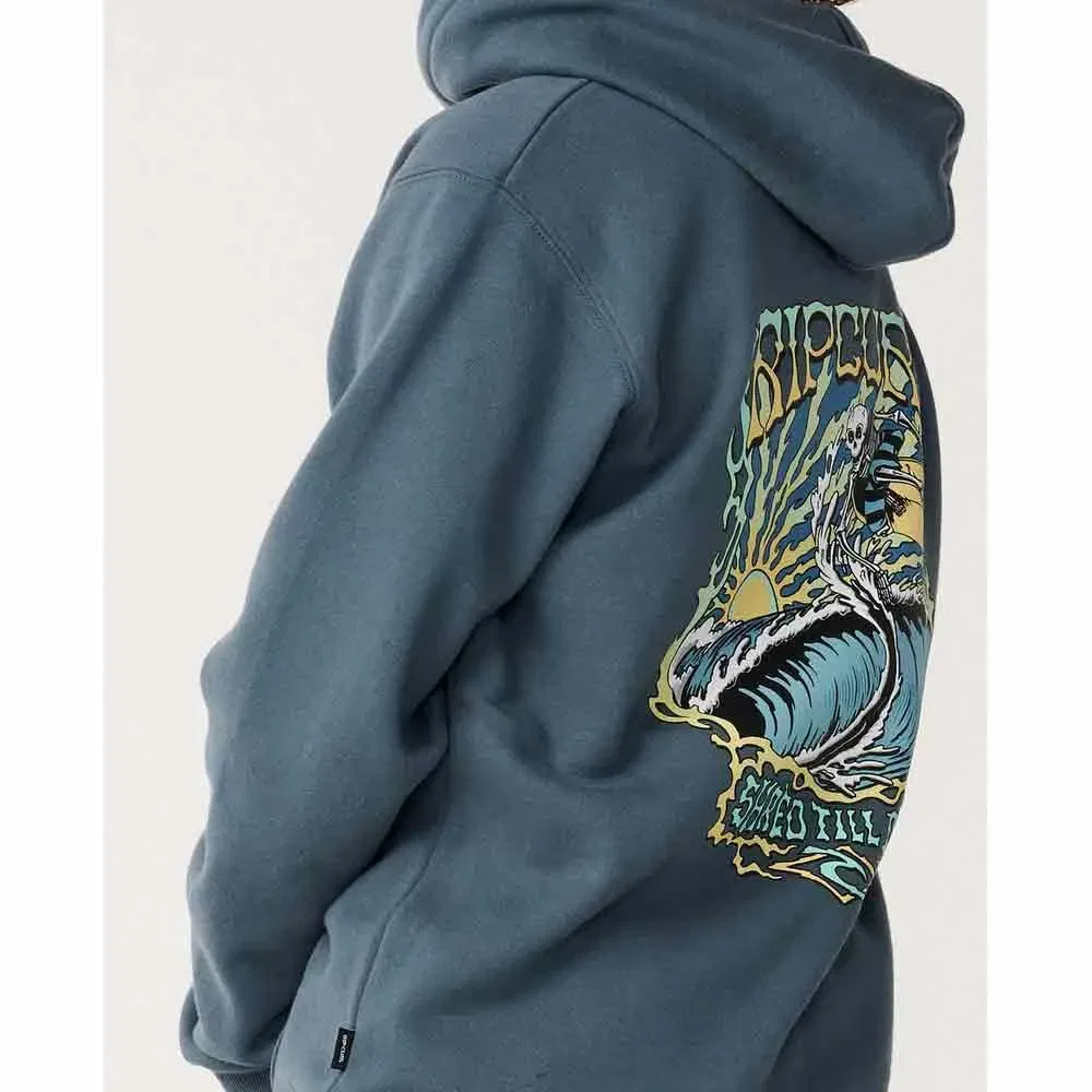 Детское худи с принтом Air Shred Rip curl, Blue — фото 4