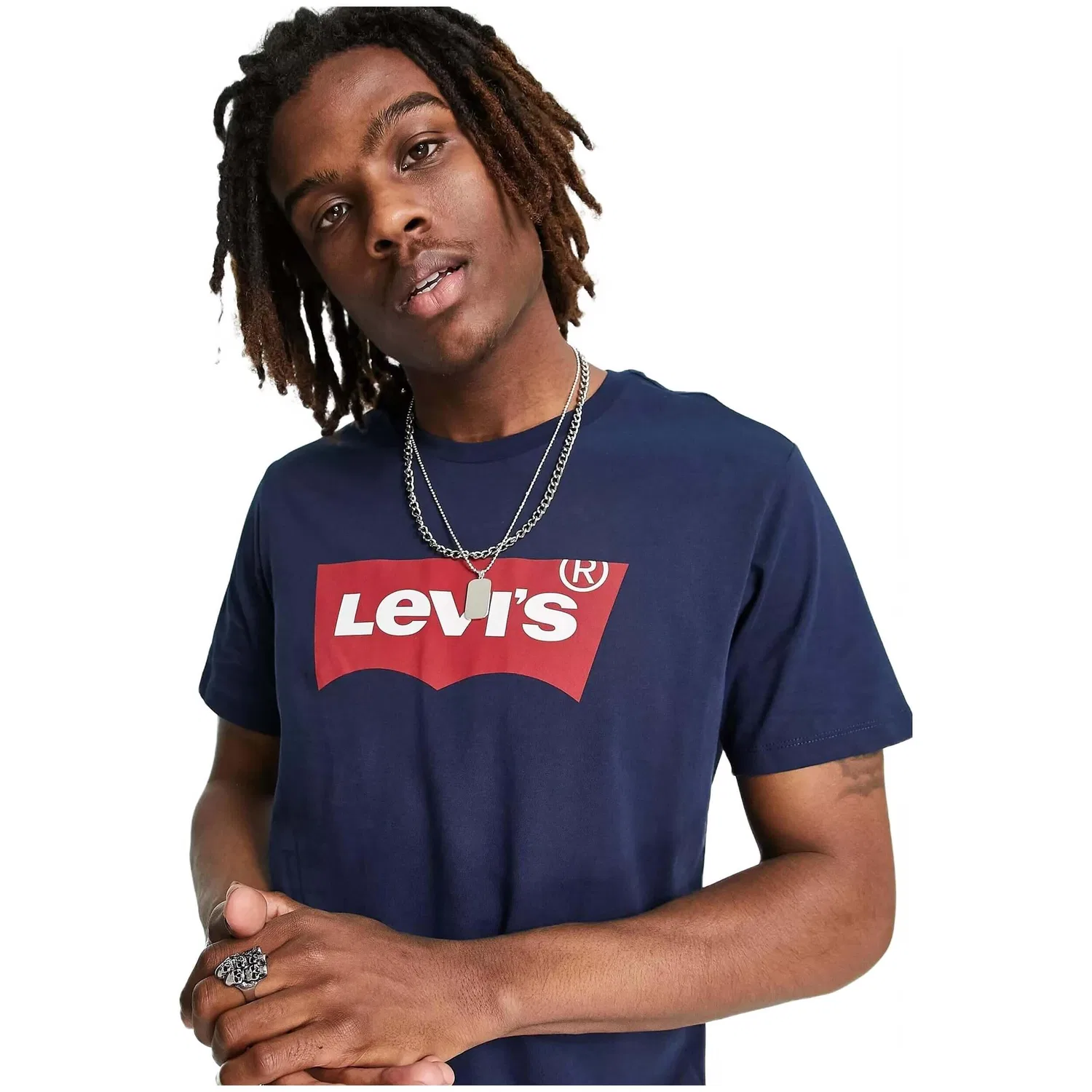 Мужская футболка с коротким рукавом Levi's 17783-0139, Navyblau — фото 4