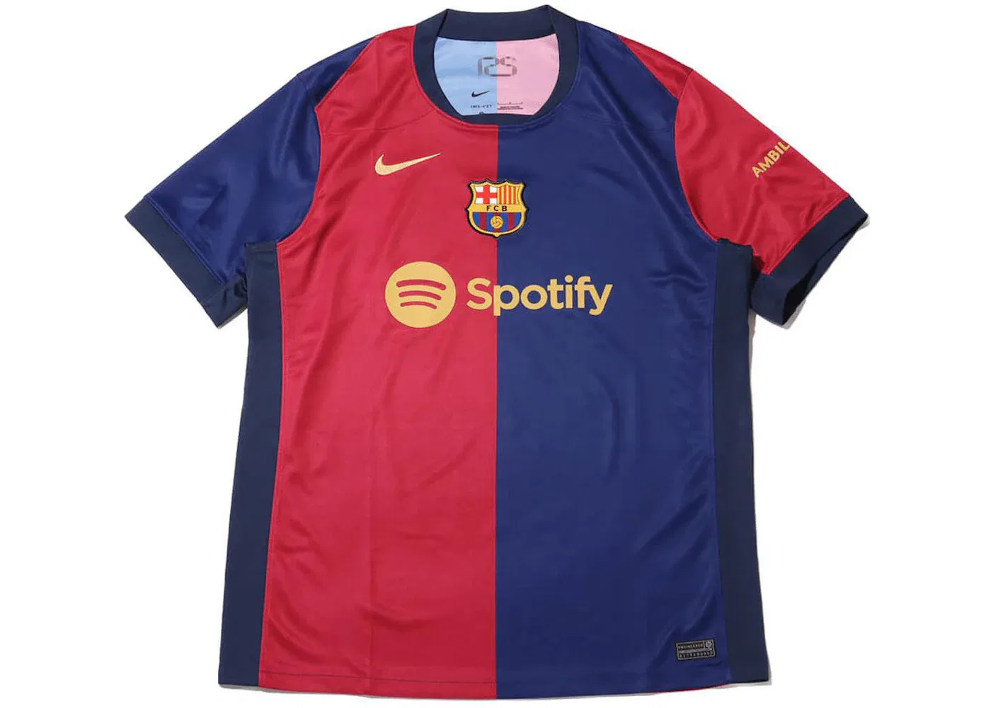 Мужская футбольная джерси Home с длинным рукавом Jersey Nike, Deep Royal/Noble Red