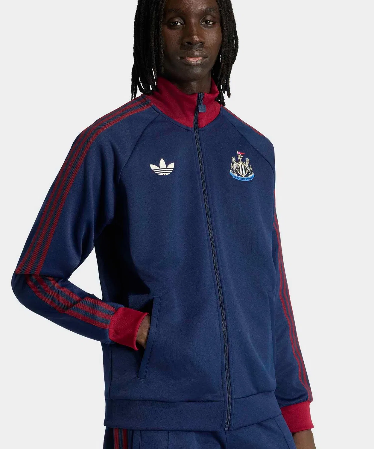 Мужская куртка-джерси с принтом Newcastle United FC OG Adidas, Blue — фото 4