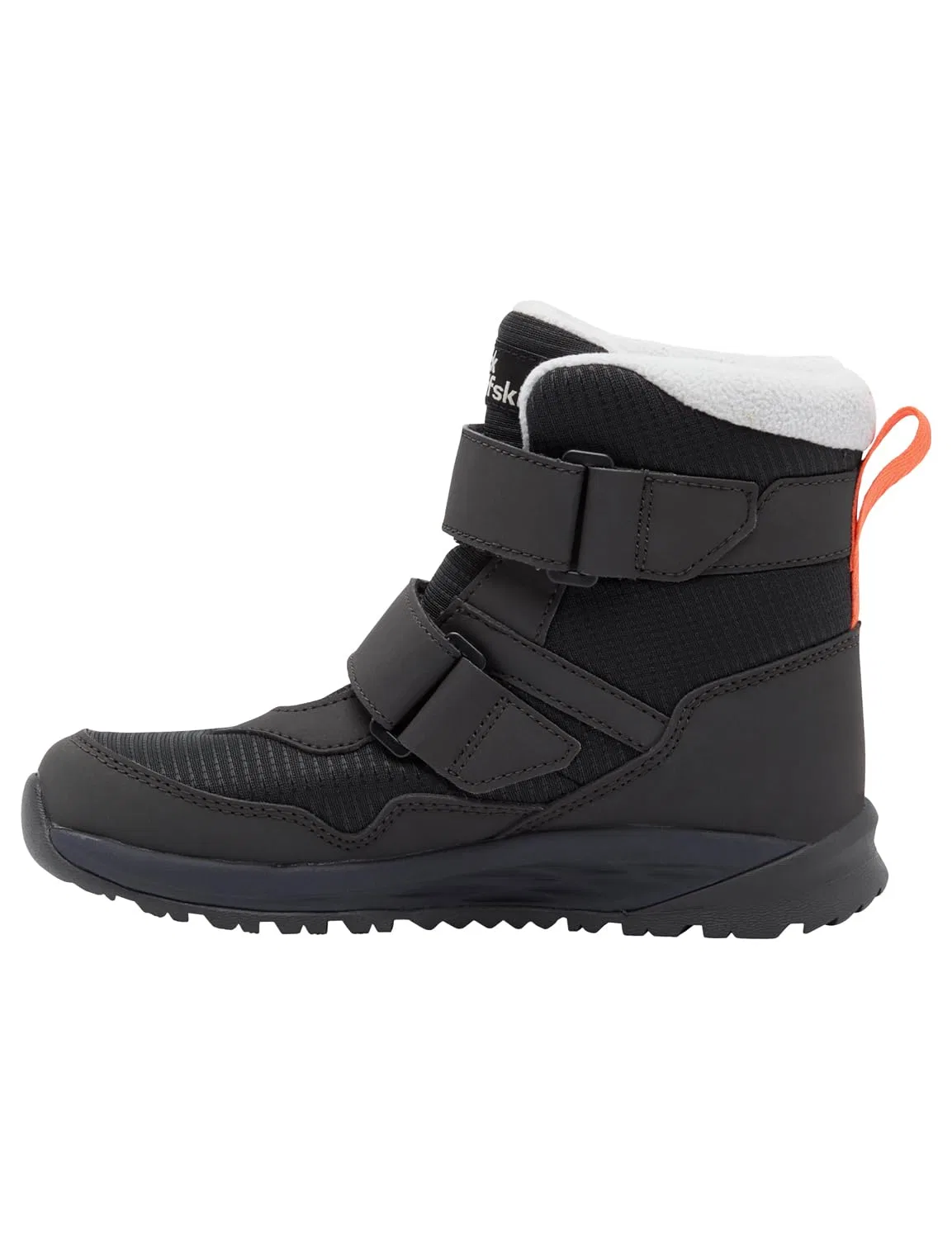 Детские зимние ботинки для мальчиков водонепроницаемые Polar Bear-b Texapore Mid Vc K Jack Wolfskin, Phantom