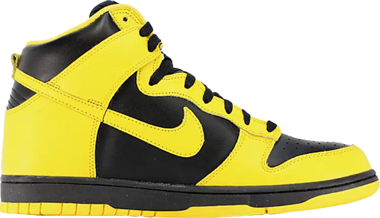 

Кроссовки Nike Dunk High 'Black Varsity Maize', желтый