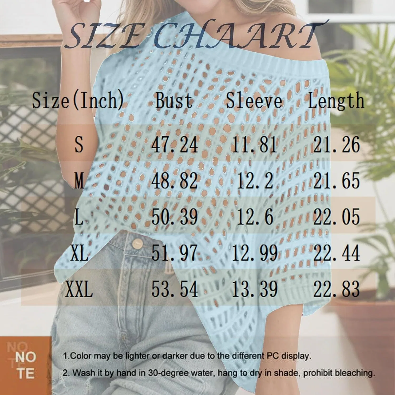Женская вязаная пляжная накидка с кружевным узором, Boat Neck, Gray — фото 2