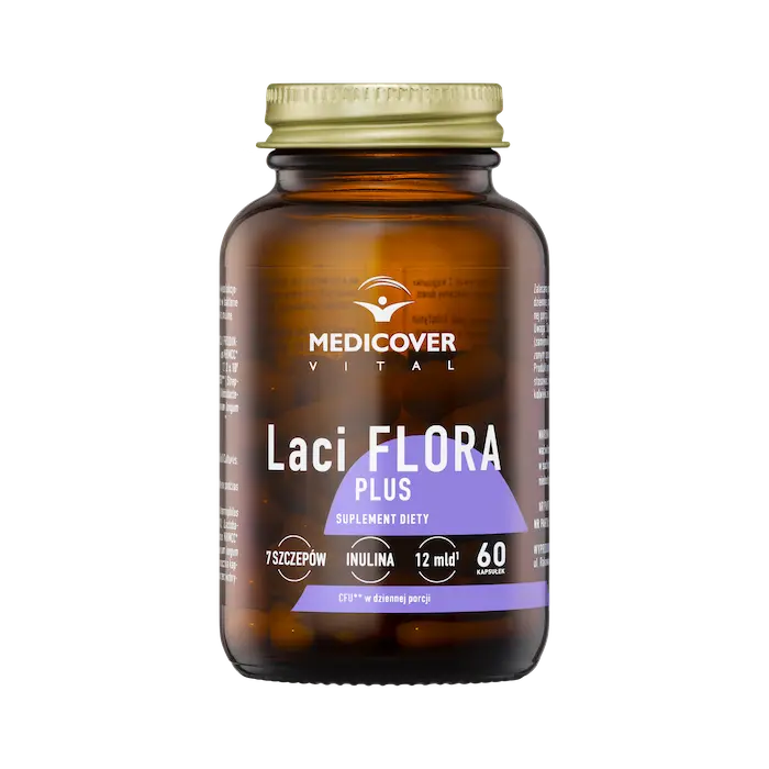 

Medicover Vital Laci Flora Plus биологически активная добавка, 60 капсул/1 упаковка