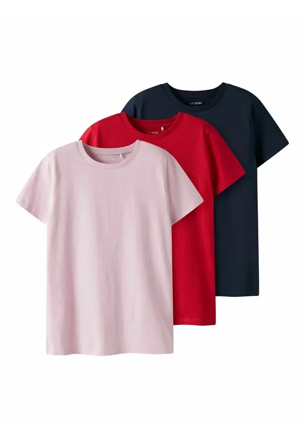 Комплект футболок, хлопок, Basic T-shirt, Two Soon, Parfait Pink, розовый — фото 3