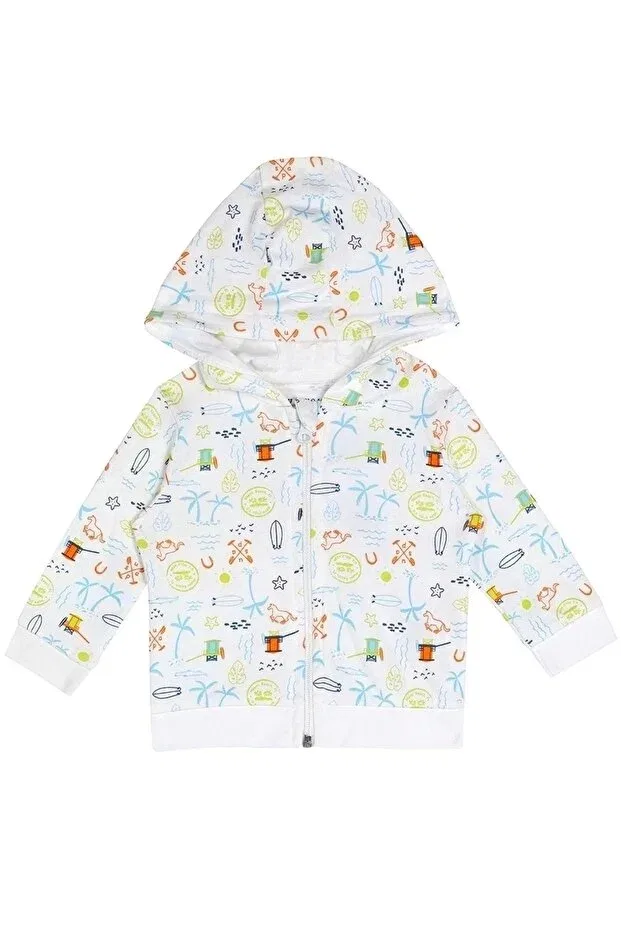 Детский кардиган с капюшоном Licensed U.S. Polo Assn., Nude Color