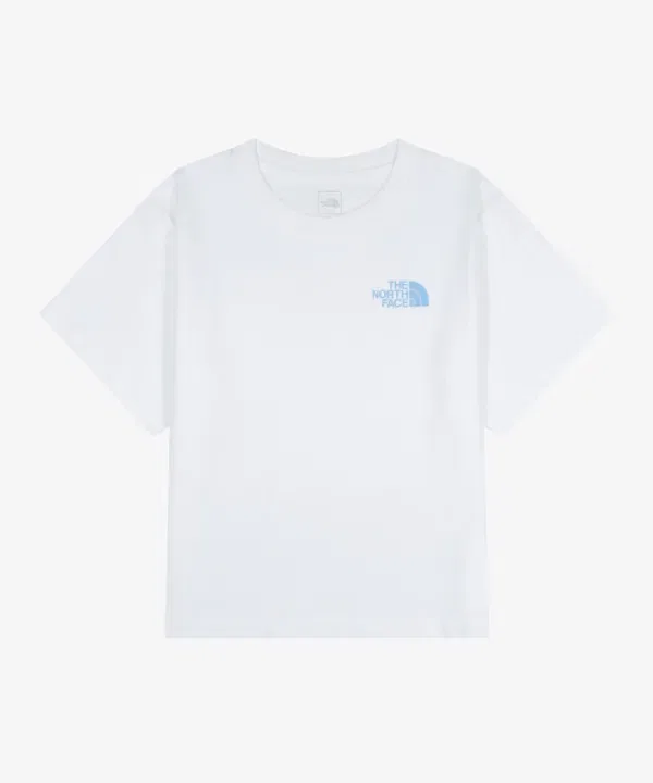 Футболка с коротким рукавом, для мальчиков, The North Face Kids, белый