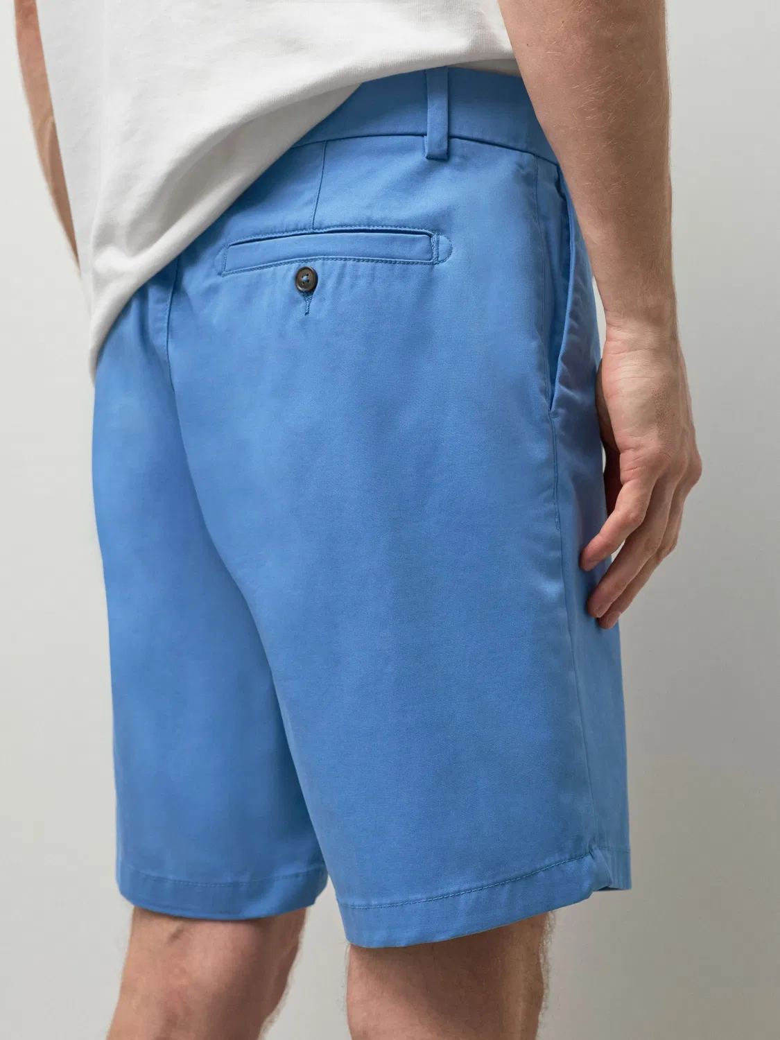 Шорты чинос Slim Fit Next, синий яркий — фото 2