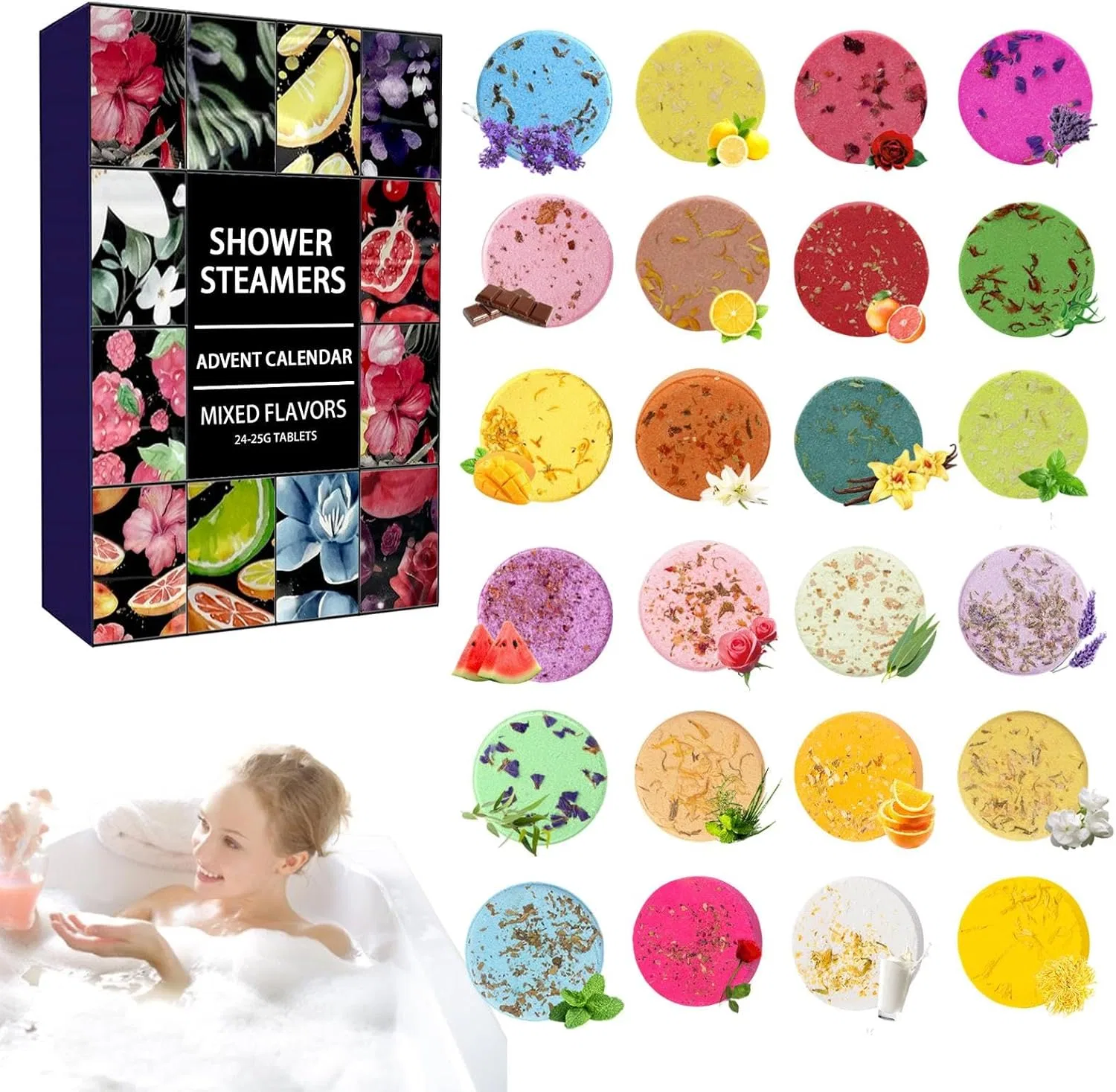 Набор бомбочек для ванны Advent Calendar, 24 шт, Generisch