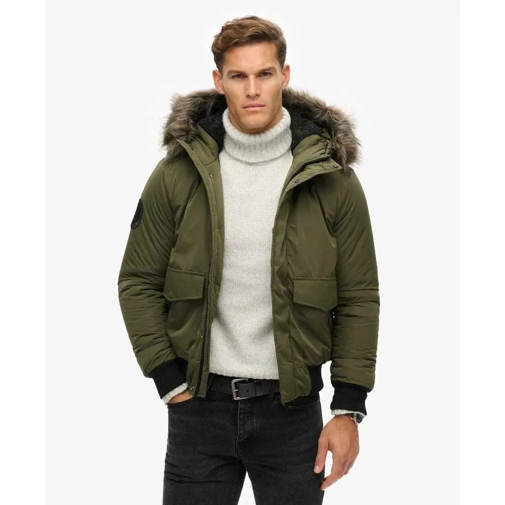 Мужской парка Superdry Everest, Green — фото 4