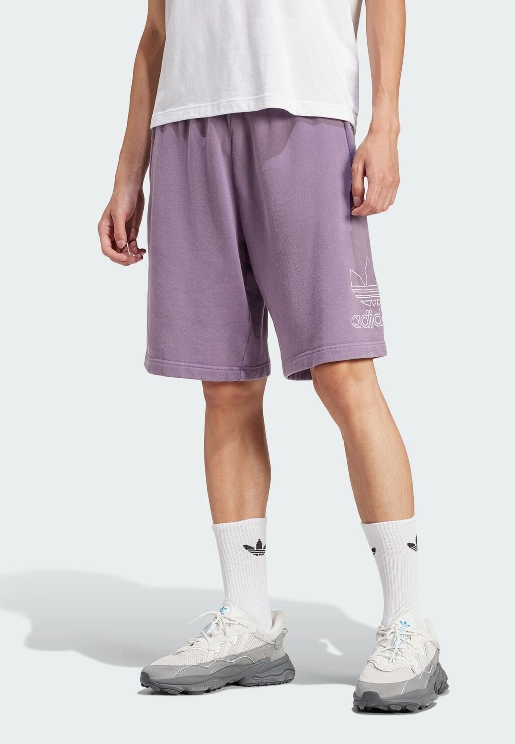 

Спортивные шорты ADICOLOR OUTLINE TREFOIL adidas Originals, цвет shadow violet white