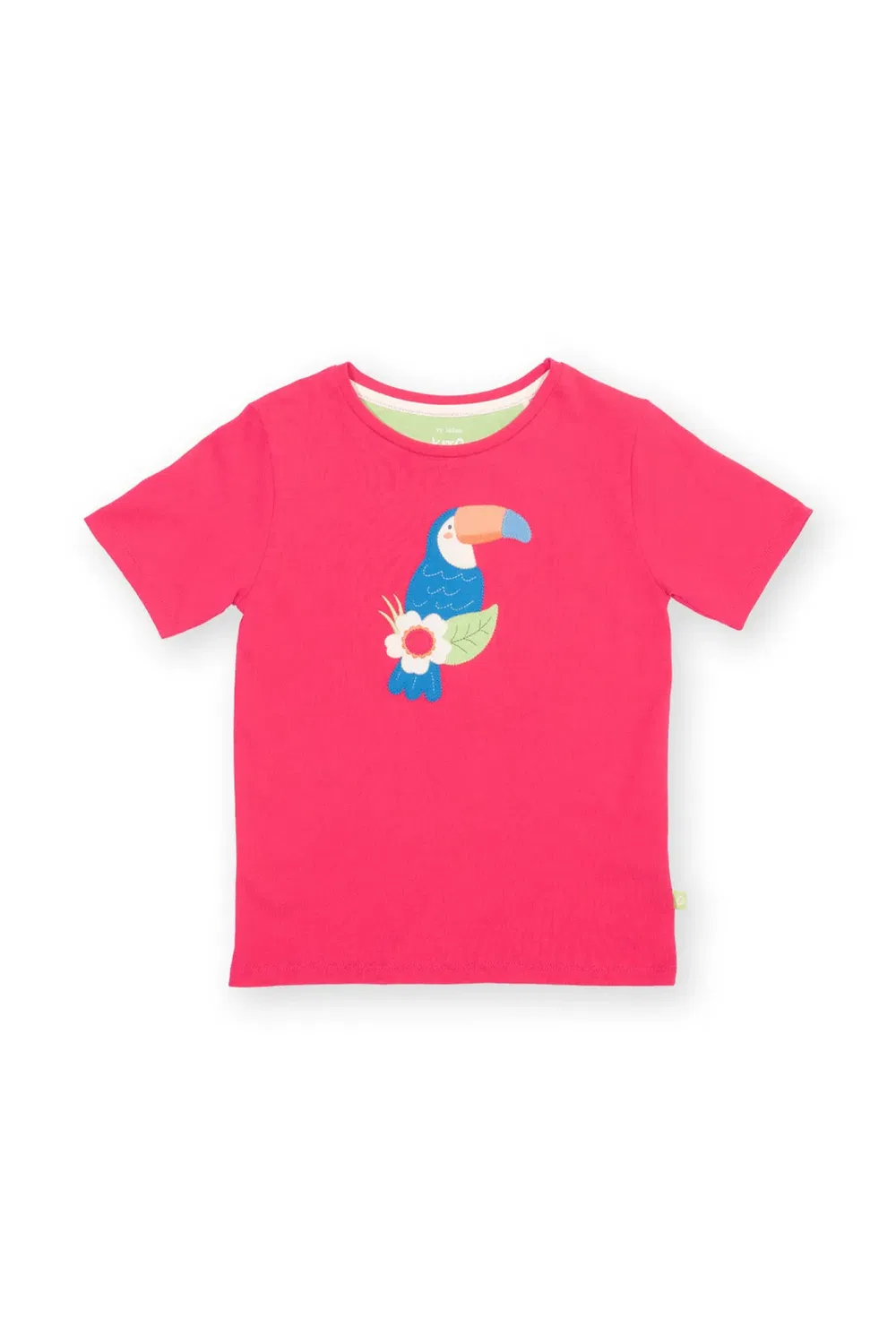 Детская футболка с принтом Toucan do it Kite, Pink — фото 4