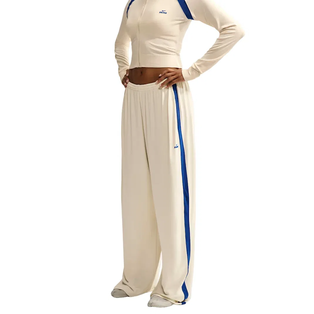 Женские брюки SKIMS Stretch Knit Wide-Leg Pants 'Actv Ivory Cobalt' Nike, Actv Ivory/Cobalt — фото 2