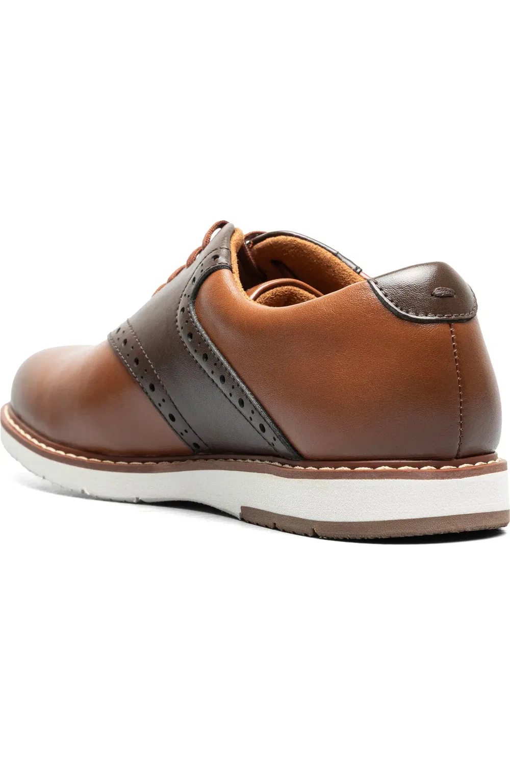 Детские туфли седло на шнуровке Vibe Florsheim, Cognac — фото 2