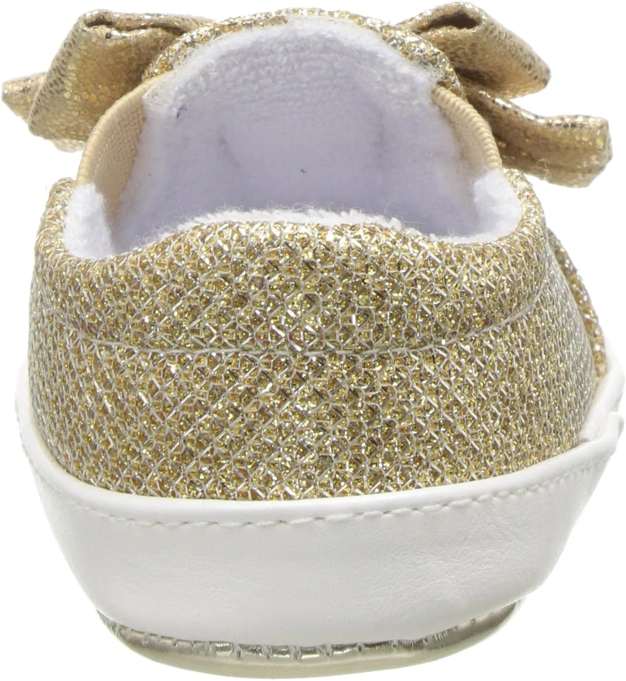 Детские туфли Мэри Джейн для девочек Odettacrib Nine West, Gold Metallic Mesh — фото 3