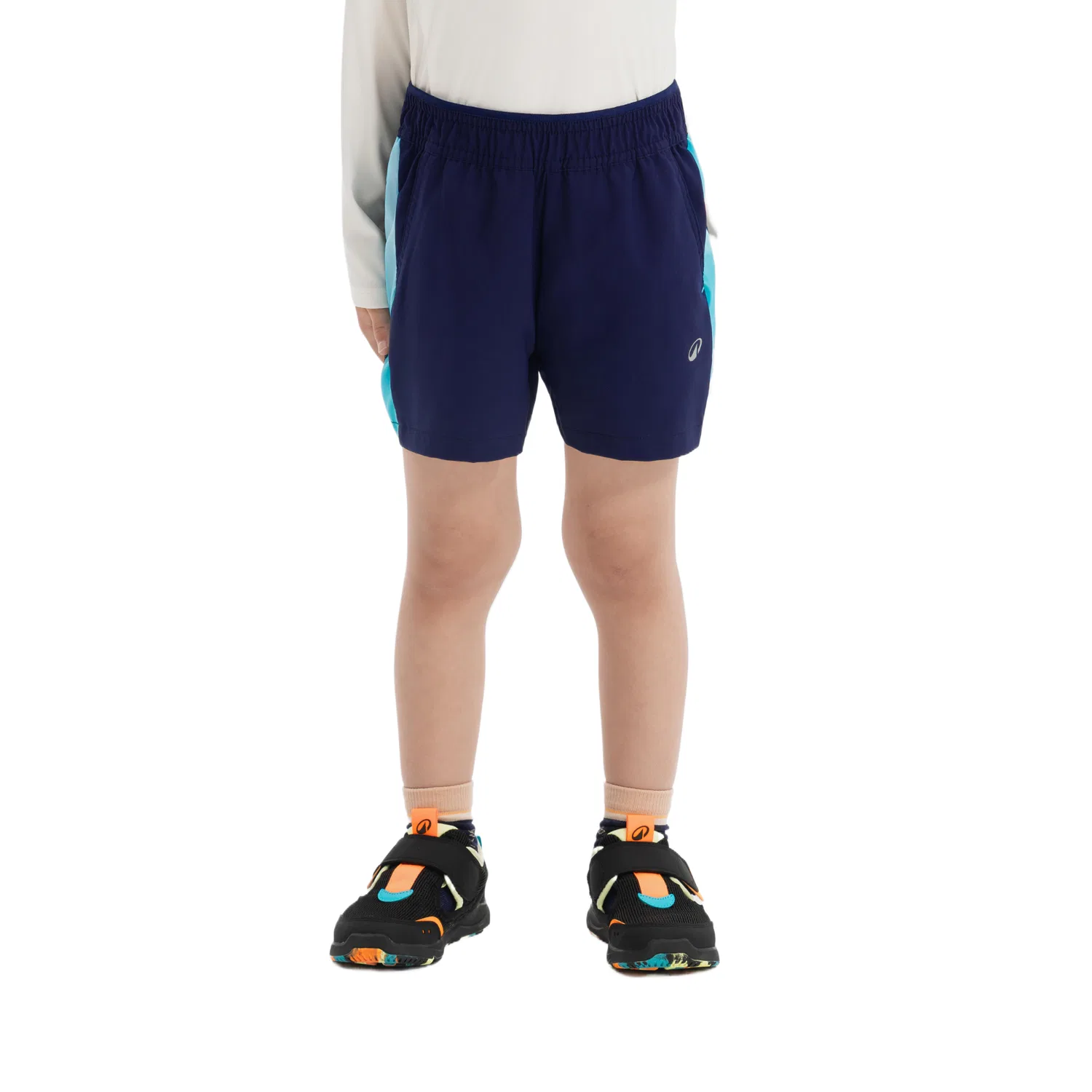 Детские шорты с принтом Moderate DECATHLON, Gray Blue