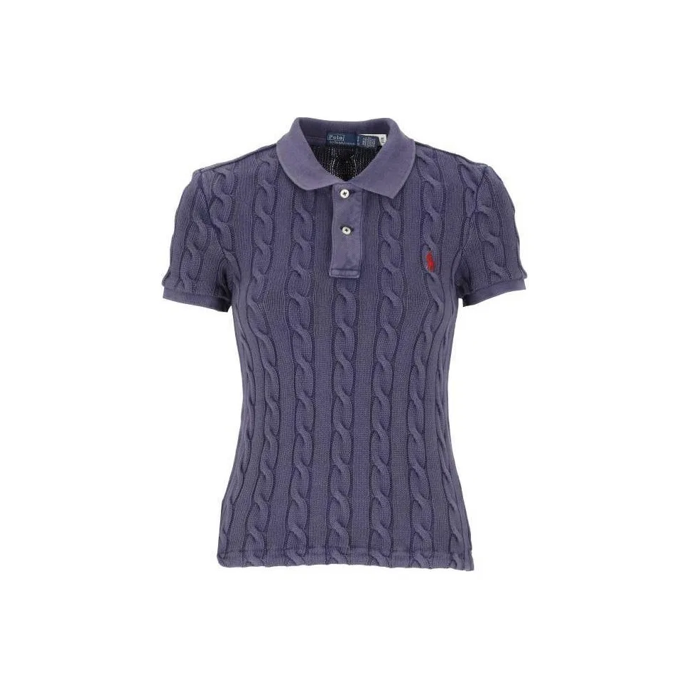 Женское поло с вышивкой Polo Pony Polo Ralph Lauren, Marine Blue