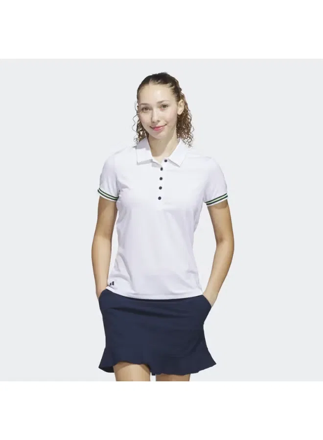 Футболка для гольфа с коротким рукавом Ultimate365 Adidas, белая — фото 3