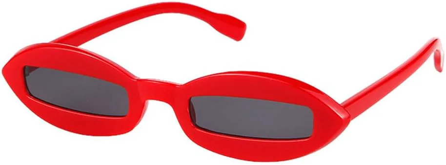 

Модные солнцезащитные очки 2027 года для женщин в стиле ретро, ​​маленькая овальная оправа, уникальные и забавные, с защитой от УФ-излучения UV400 MTZJH, C3