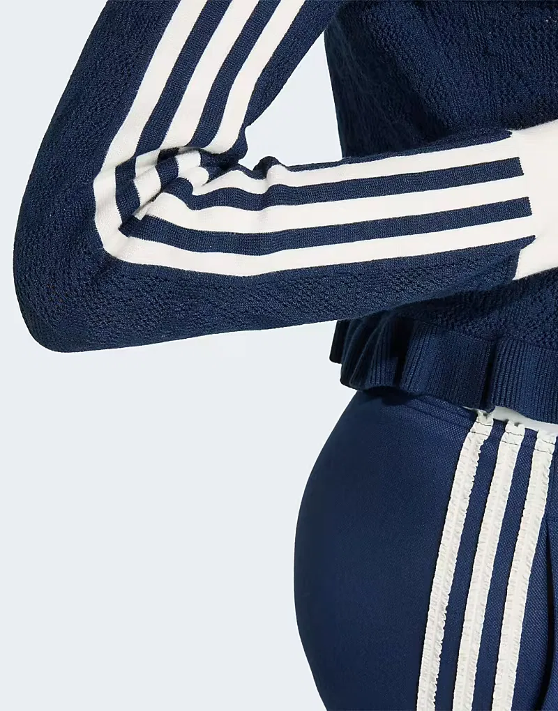 Спортивный топ Sports TT W Adidas Originals, Night Indigo Off White — фото 4