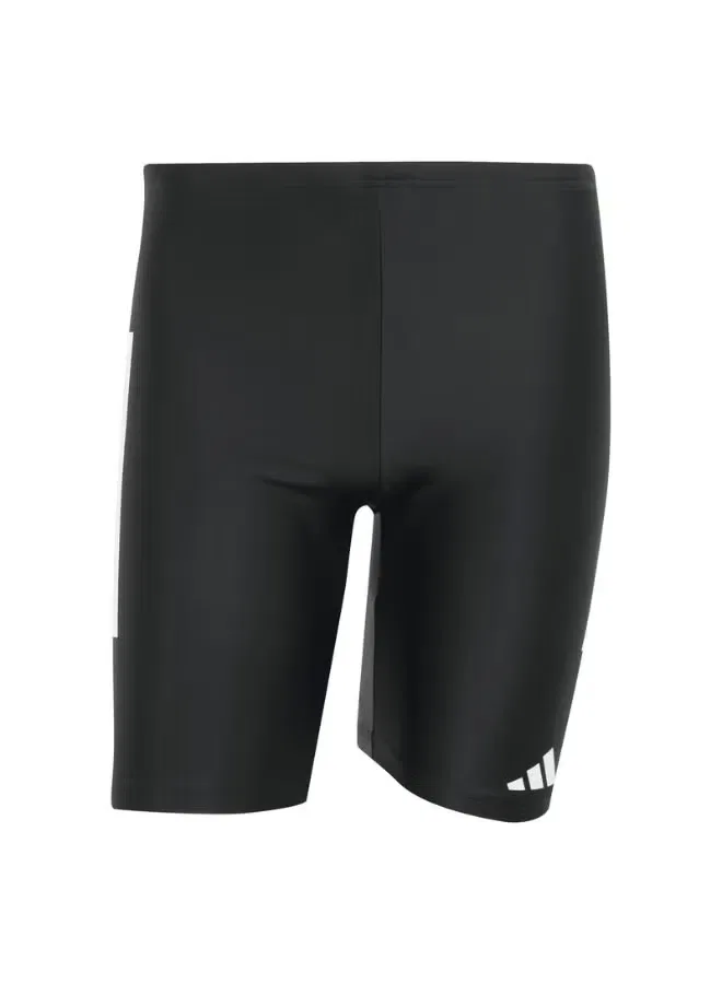 Плавки-джеммеры с полосками 3 stripes 8 inch Adidas, черный