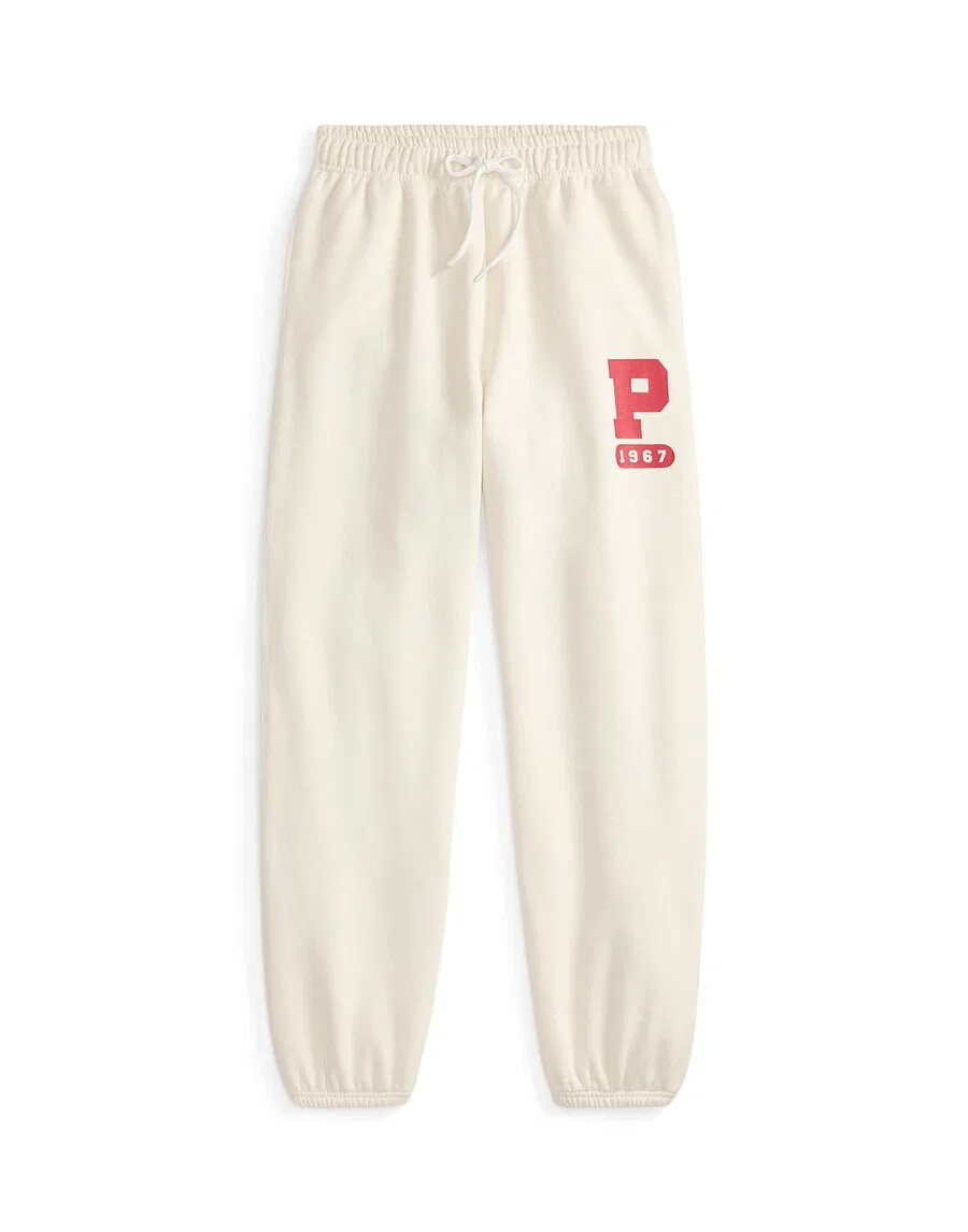 Зауженные брюки Polo Ralph Lauren из белой шерсти