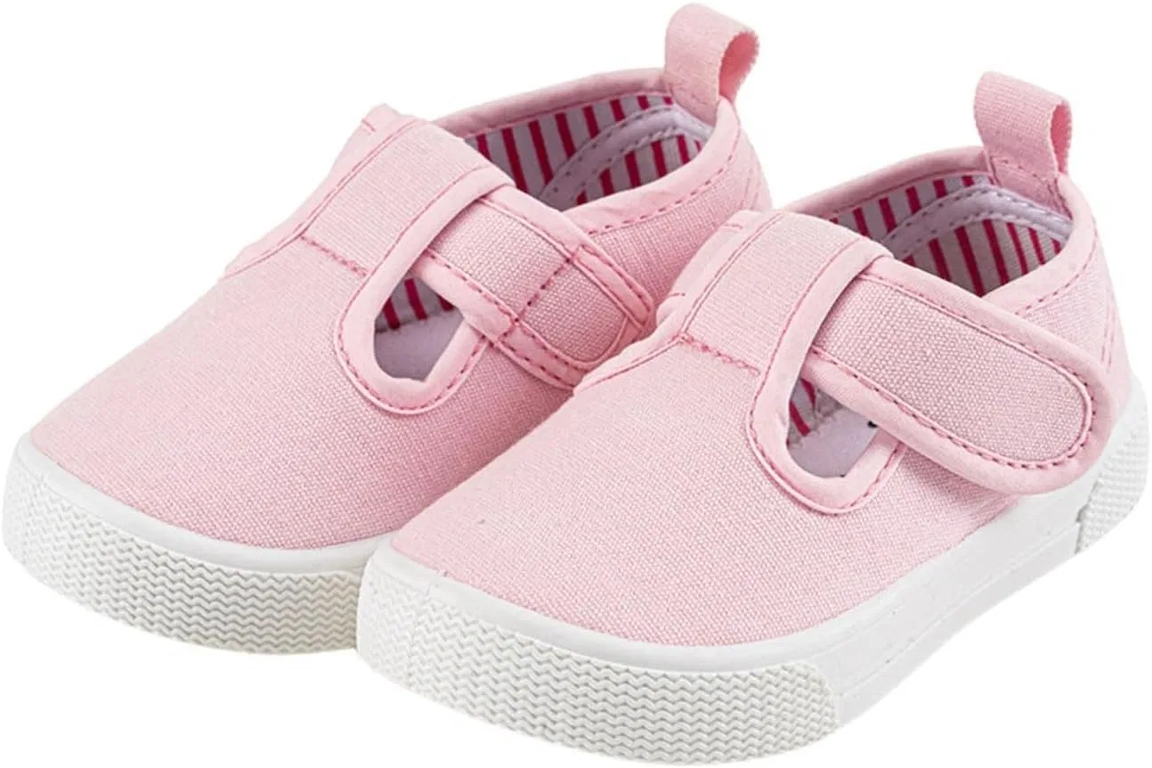 Детские кеды на ремешке с принтом для мальчиков и девочек, Pink
