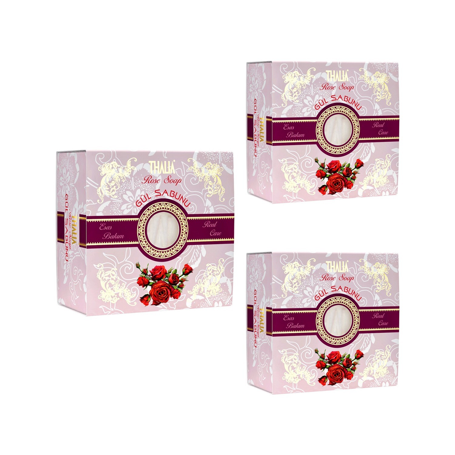 

Мыло Thalia с экстрактом розы, 3 x 150 г