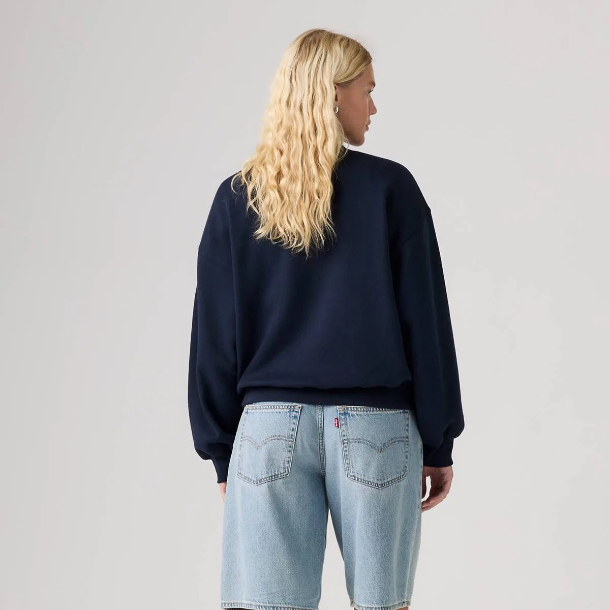 Повседневная толстовка с круглым вырезом Levi's, Navy Blazer - Blue — фото 4