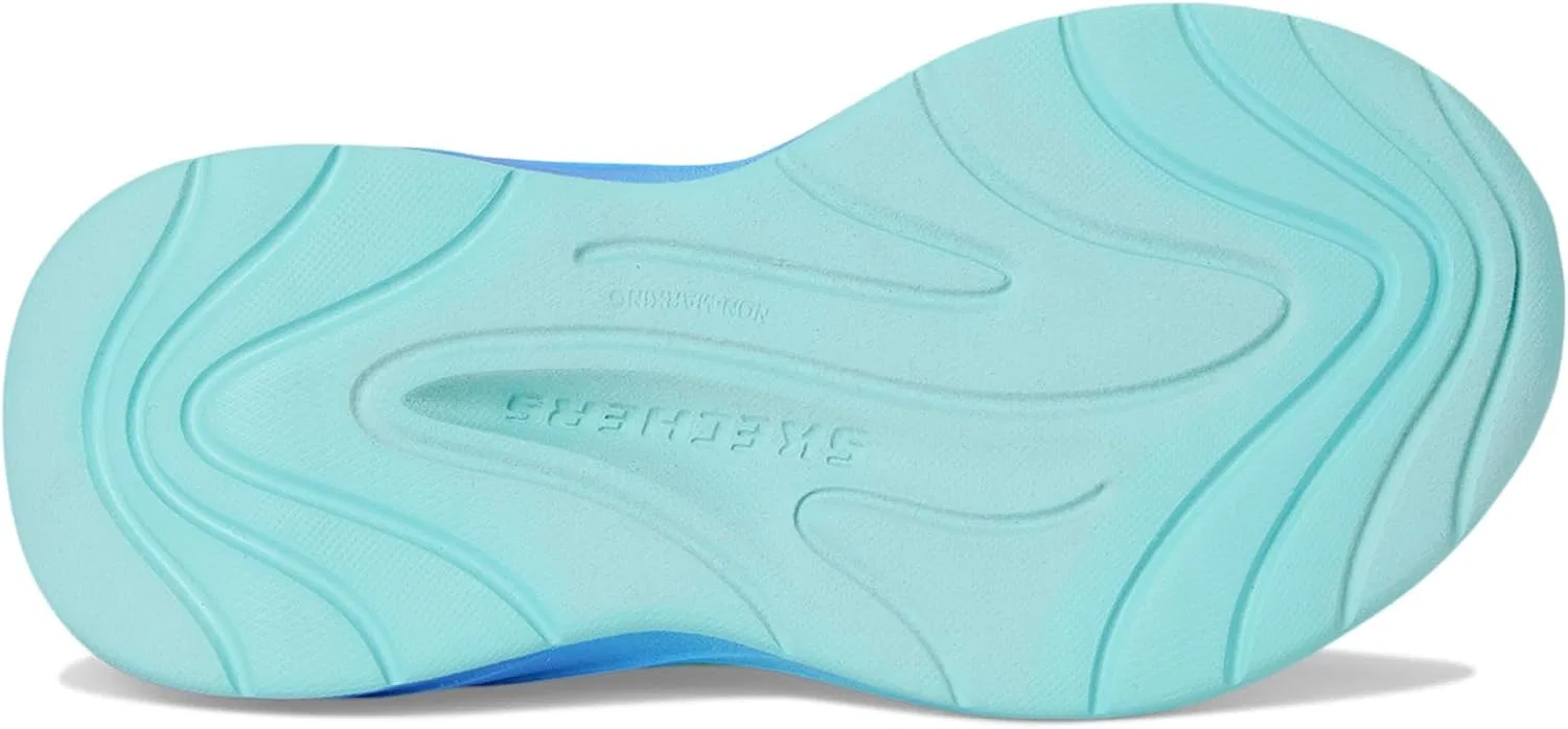 Детские кроссовки для девочек с принтом Imara Breeze Skechers, Black/Multi — фото 4