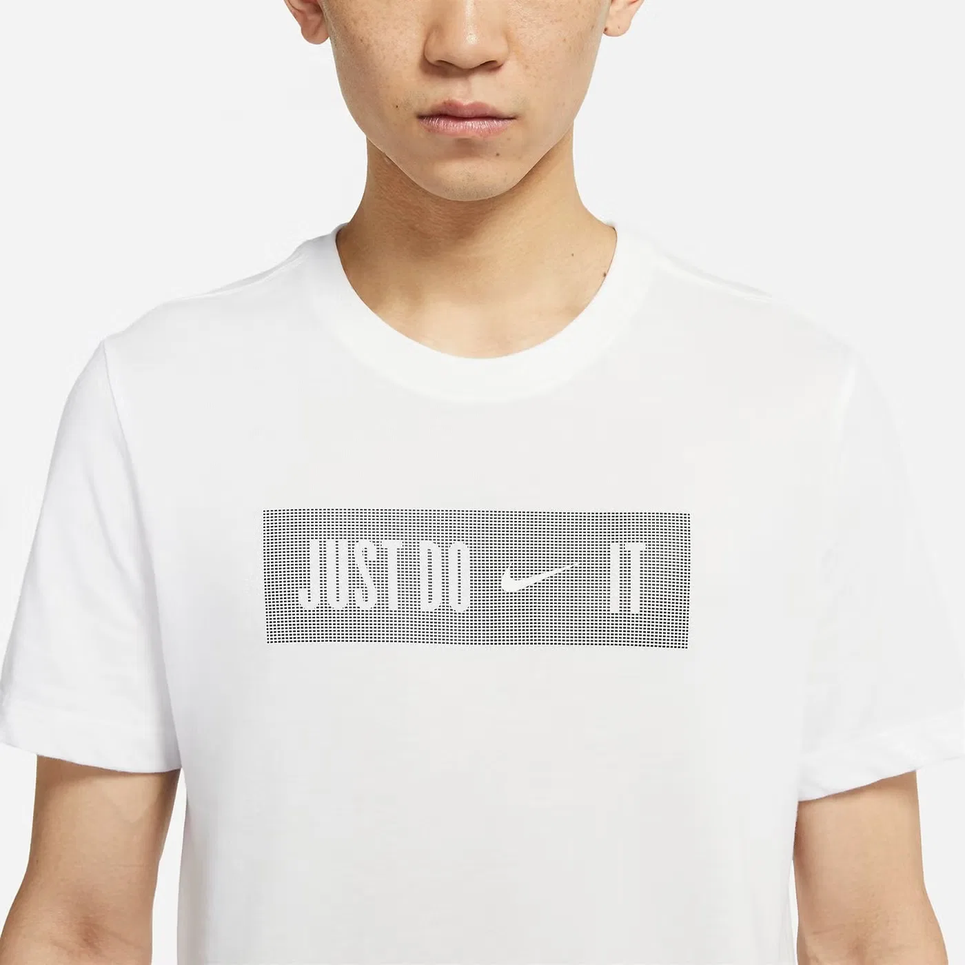 Футболка с принтом Nike Dri-Fit, белый — фото 2