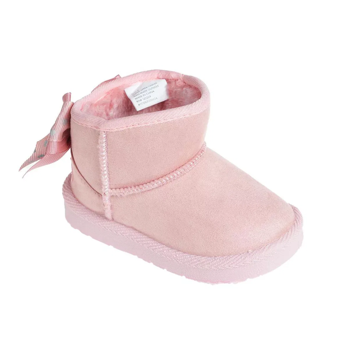 Детские сапоги для девочек с бантом Bebe, Blush