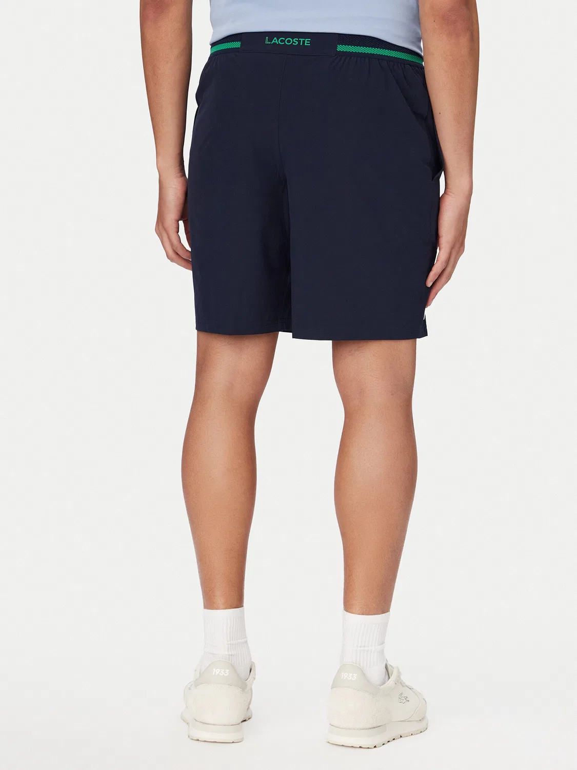 Мужские спортивные шорты стандартного кроя Lacoste, темно-синий — фото 3