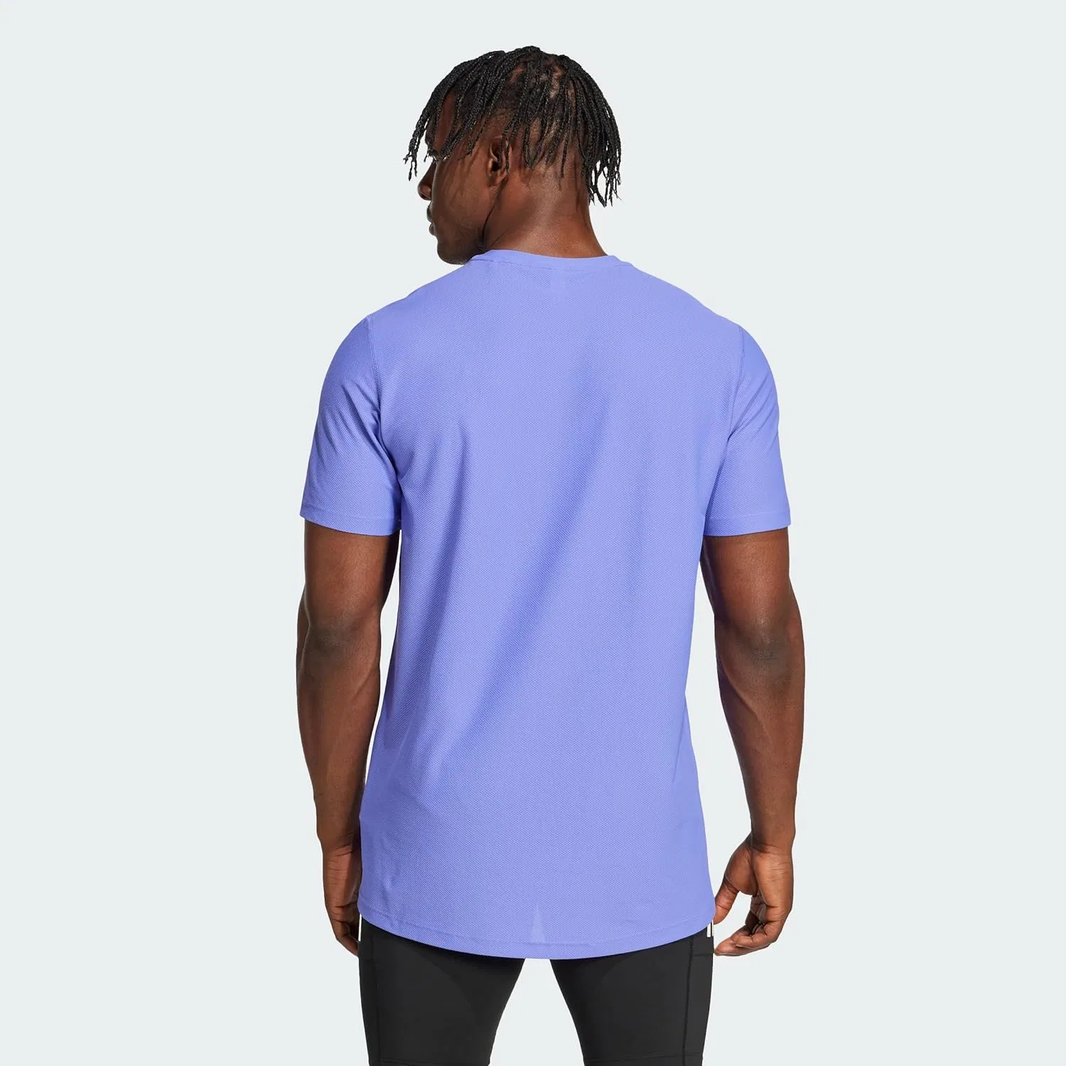 Мужская беговая футболка Own the Run adidas, Semi Cobalt Blue — фото 4