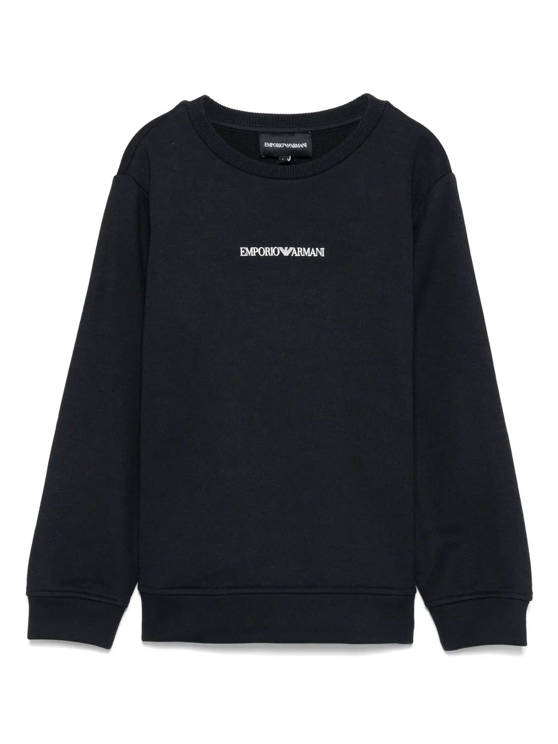 Толстовка с логотипом Emporio Armani, темно-синий