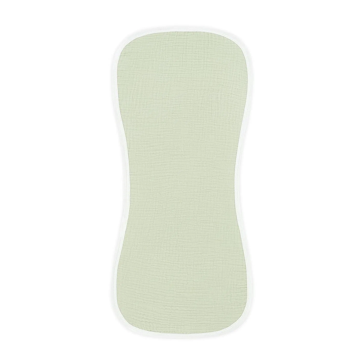 Детское слюнявчик-полотенце Tmboryuu, хлопок, 50x25 см, Bean green