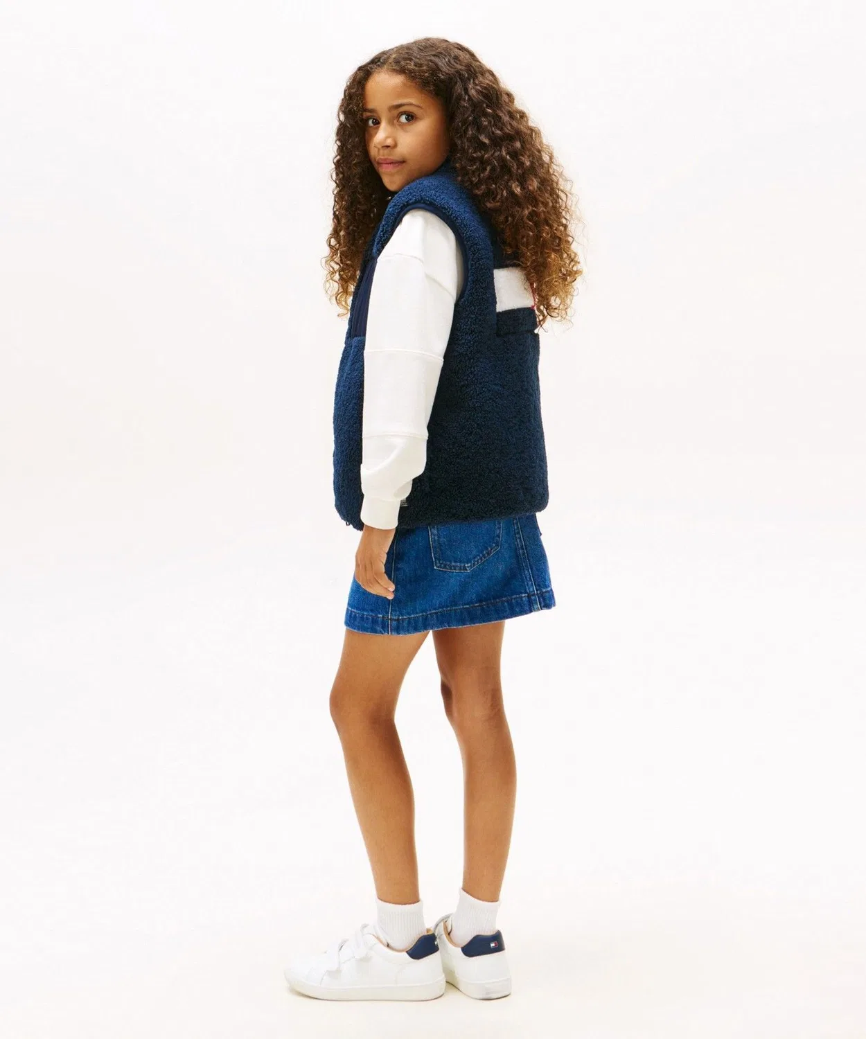 Детский жилет с наполнителем, двусторонний, Teddy Navy TOMMY HILFIGER, Navy — фото 4