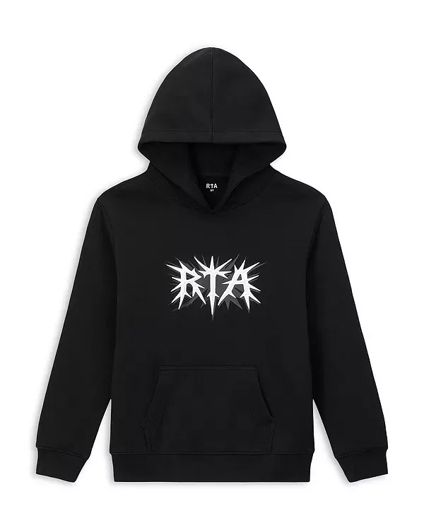 Детская толстовка для мальчиков с капюшоном Eden Pullover Hoodie RtA, Black Spike RtA