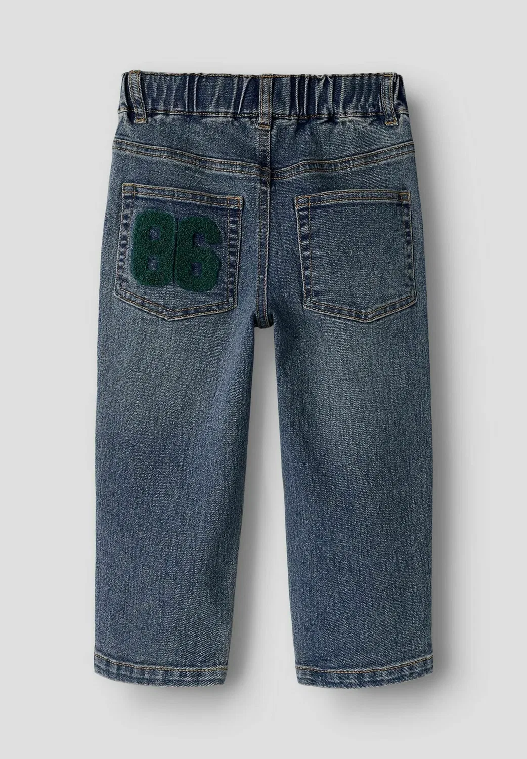 Джинсы зауженного кроя - джинсы прямого кроя Name It, Medium Blue Denim — фото 4