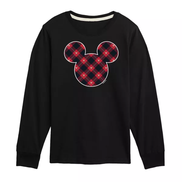 

Футболка с длинным рукавом и принтом Микки Мауса для мальчиков 8-20 лет Disney, черный