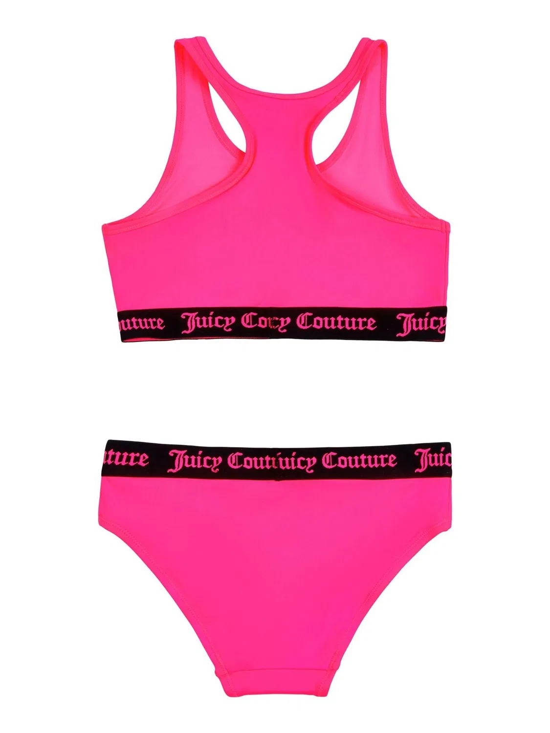 Купальный костюм Juicy Couture Pink Logo Elastic, розовый — фото 2