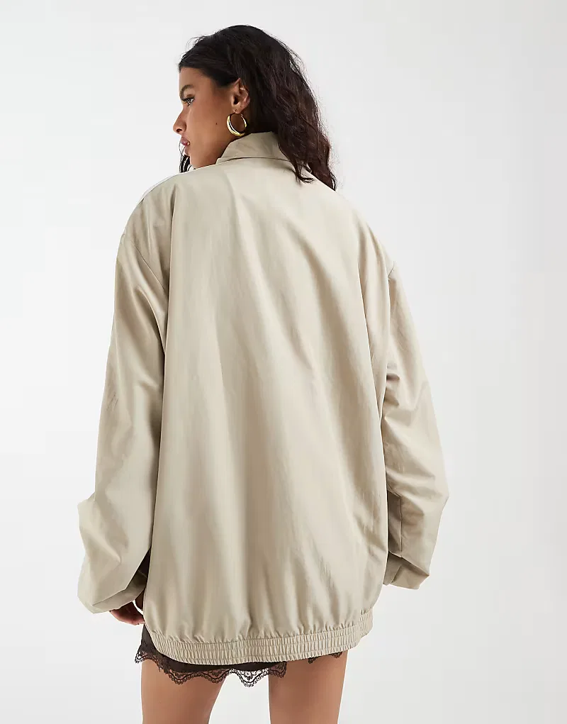 Спортивная куртка Adidas Originals Firebird из тканого материала, светлый хаки — фото 3